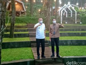 Kunjungi Glamping Deloano, Sandiaga Uno: Luar Biasa Magical