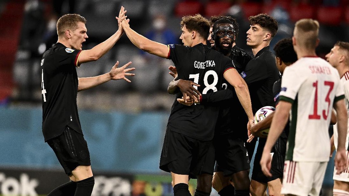 Ini tim-tim yang tampil di 16 besar Euro 2020, Jerman salah satunya (AP/Lukas Barth)