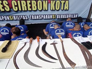 20 Anggota Geng Bersajam yang Terlibat Tawuran di Cirebon Ditangkap