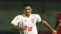 Striker: Ali Daei (Iran). 109 gol dari 149 laga. Foto: (Getty Images/Stu Forster)