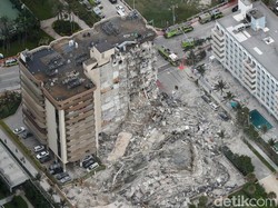 Korban Tewas Apartemen Ambruk di Florida Jadi 10 Orang, 151 Belum Ditemukan