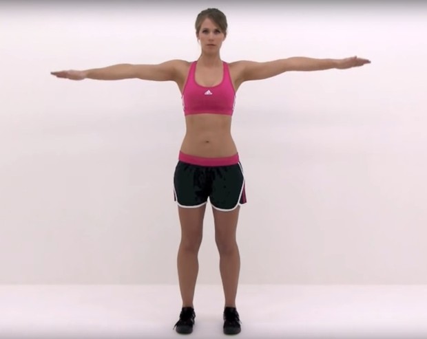 Arm circle/youtube.com/fitnessblender Arm circle membantu mengecilkan lengan jika dilakukan rutin/youtube.com/fitnessblender