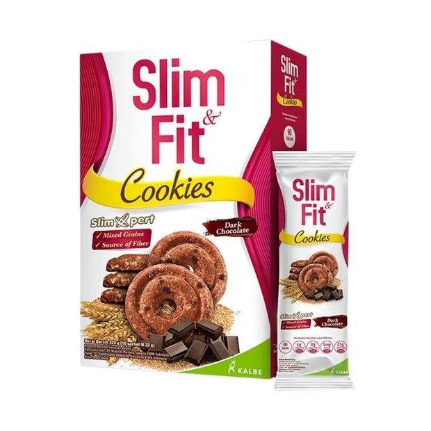 Camilan diet Slim & Fit Cookies/blibli.com Camilan diet Slim & Fit Cookies dibuat dari mixed grain seperti quinoa, gandum dan juga oat/blibli.com