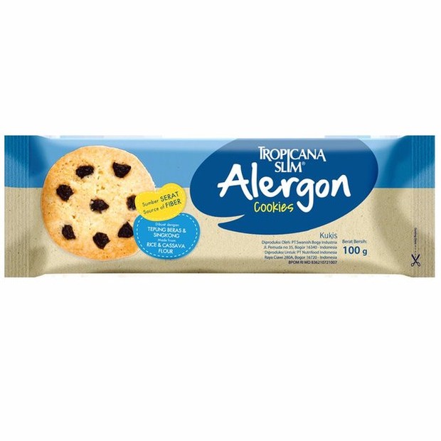Camilan enak untuk diet/bukalapak.com Camilan enak untuk diet Tropicana Slim Alergon Cookies tidak memicu alergi/bukalapak.com