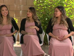 Kembar Tiga Ini Hamil di Waktu Bersamaan, Kisah Uniknya Viral