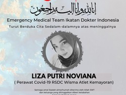 Profil Liza Putri Noviana, Nakes Wisma Atlet yang Gugur karena Corona