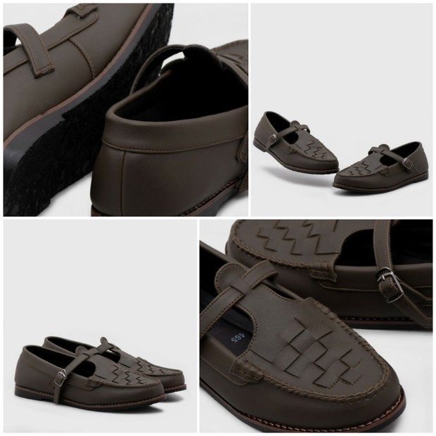 Loafers Adorable Project/instagram.com/adorableprojects Sepatu loafers wanita ini berbentuk slip on tanpa tali dengan sol nya yang tebal dan biasanya terbuat dari bahan leather