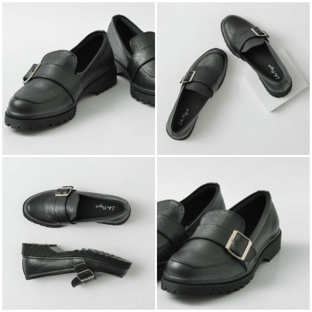 Loafers Like Project/instagram.com/likeprojectbdg Sepatu loafers wanita ini berbentuk slip on tanpa tali dengan sol nya yang tebal dan biasanya terbuat dari bahan leather