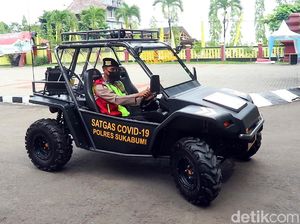 Mobil Lincah Black Marlin Sosialisasikan COVID-19 di Sukabumi