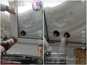 Iseng Banget! Bule Ini Bikin Kulkas Gratis dari Tumpukan Salju