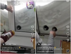 Iseng Banget! Bule Ini Bikin Kulkas Gratis dari Tumpukan Salju