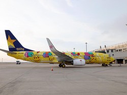 Asyik, Ada Pesawat Bertema Pikachu Nih