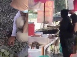 Tak Suka Ada Saingan, Penjual Kerupuk Ini Tega Hancurkan Dagangan Penjual Laksa