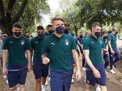 Euro 2020: Cegah COVID-19, Italia Cuma Nginap Semalam di London