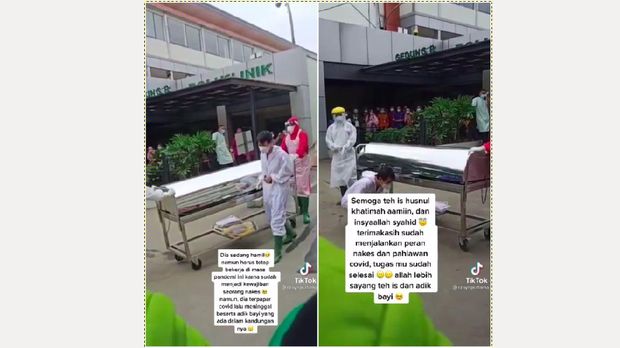 Viral Nakes Meninggal COVID-19