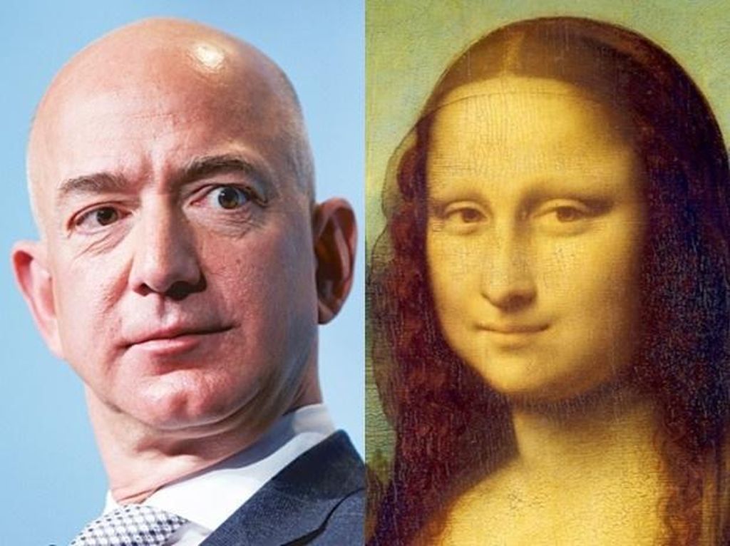Aneh! Netizen Buat Petisi Agar Jeff Bezos Makan Lukisan Mona Lisa