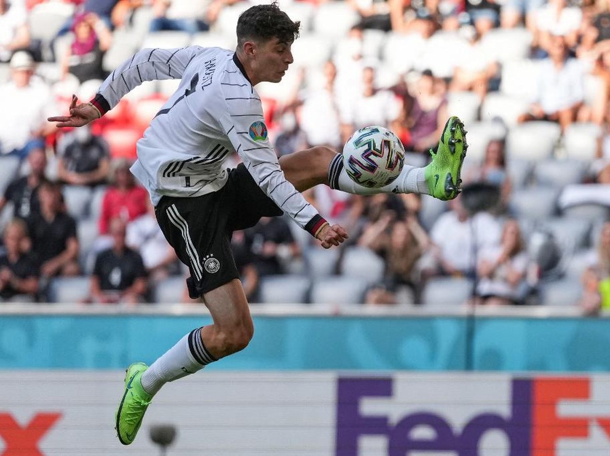 Timnas jerman sedang dalam performa terbaik kata Kai Havertz. (Foto: AFP/Matthias Schrader)