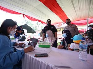 Animo Warga Kediri Ikut Vaksin COVID-19 Massal Diapresiasi