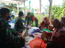 Satgas COVID-19 Banyuwangi Dirikan Dapur Umum di 3 RT yang Lockdown