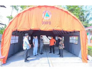 Antisipasi BOR di RSUD Penuh, Satgas Karawang Dirikan Tenda Darurat Antisipasi BOR di RSUD Penuh, Satgas Karawang Dirikan Tenda Darurat