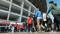 Antusias Warga Ikut Vaksin Massal di GBK