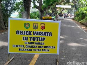 COVID-19 Ngegas, Pemkab Sukabumi Larang Wisatawan Luar Masuk