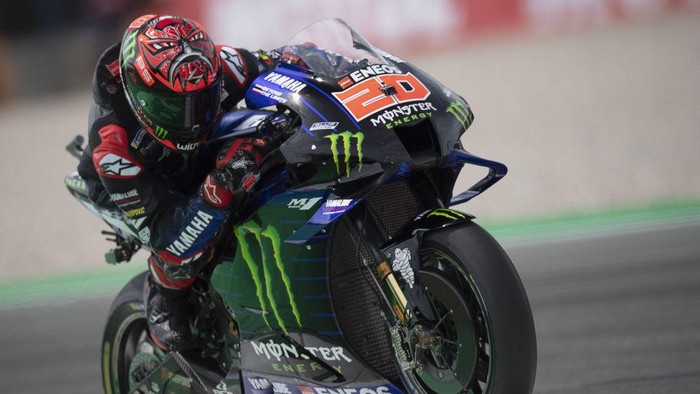 Fabio Quartararo rajai sesi FP2 MotoGP Inggris 2021. (Foto: Getty Images/Mirco Lazzari gp) Fabio Quartararo rajai sesi FP2 MotoGP Inggris 2021. (Foto: Getty Images/Mirco Lazzari gp)