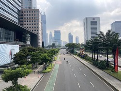 Begini Potret Jalan Protokol di DKI Akhir Pekan Usai PPKM Mikro Berlaku