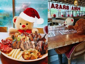 Taruh Boneka Beruang di Kursi, Restoran Ini Ingatkan Prokes Makan di Tempat