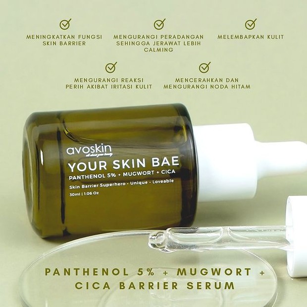 Your Skin Bae Panthenol 5% + Mugwort + Cica Barrier Hero Serum