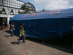 RSUP Dr Sardjito Yogya Luruskan soal Pemasangan Tenda untuk Pasien Transit