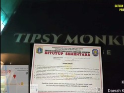 Tipsy Monkey Bar Ditutup Usai Langgar Prokes, 4 Orang Positif Narkoba