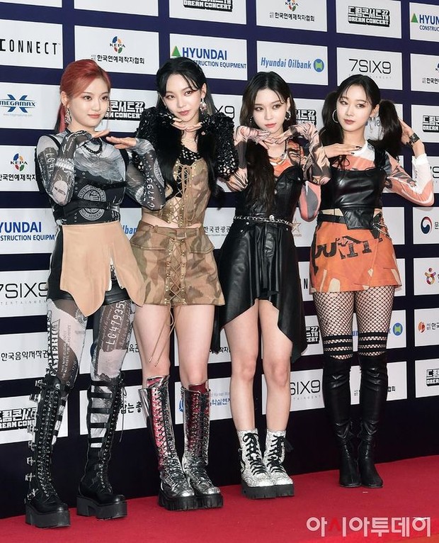 AESPA saat red carpet Dream Concert 2021 (foto: instagram.com/giselle_aespa)