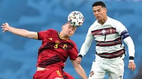 Cristiano Ronaldo gagal memberikan efek dalam permainan Portugal kali ini. (Foto: AP/Thanassis Stavrakis)