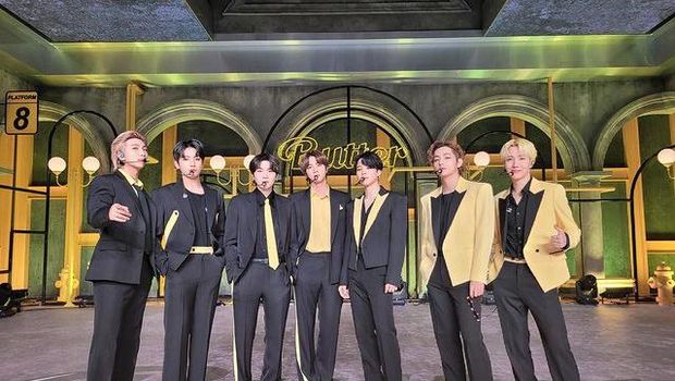 BTS saat promosi lagu terbaru, Butter (foto: instagram.com/bighit_ent)
