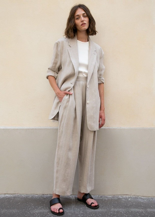 Foto: Linen office look/pinterest.com/popsugar