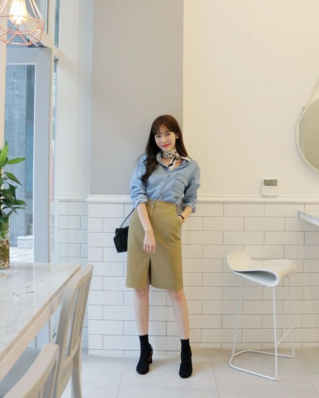 gaya fashion dengan scarf/foto: instagram.com/dahongstyle gaya fashion dengan scarf