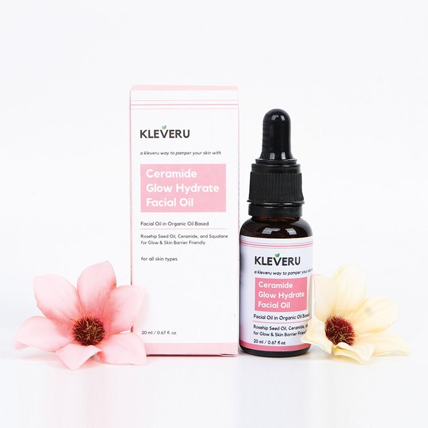 Kleveru Ceramide Glow Hydrate Facial Oil (sumber : blibli.com/goodlookiingg) Kleveru Ceramide Glow Hydrate Facial Oil (sumber : blibli.com/goodlookiingg)