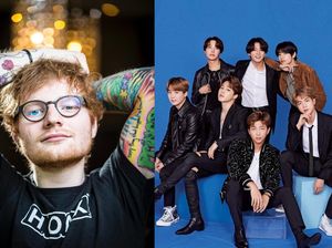 Ed Sheeran Bocorkan Lagu Kolaborasi dengan BTS