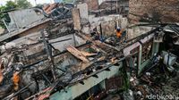Potret Puing-puing Bangunan Sisa Kebakaran di Kemayoran