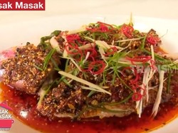 Masak Masak : Ikan Kakap Kukus Saus Mala ala Restoran yang Sedap