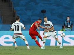 Belgia Vs Portugal: Hazard Bawa Setan Merah Unggul 1-0 di Babak Pertama