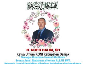 Ayah Bupati yang Juga Ketum KONI Demak Meninggal Dunia