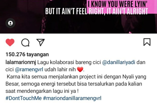 Caption Instagram @lalamarionmj Caption Instagram @lalamarionmj