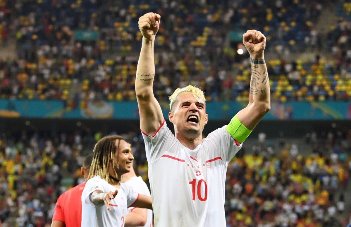 Granit Xhaka Sang Penghancur Prancis (Getty Images)