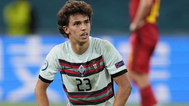 SEVILLE, SPAIN - JUNE 27: Joao Felix of Portugal reacts during the UEFA Euro 2020 Championship Round of 16 match between Belgium and Portugal at Estadio La Cartuja on June 27, 2021 in Seville, Spain. (Photo by Thanassis Stavrakis - Pool/UEFA via Getty Images)