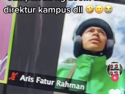 Viral Mahasiswa Kuliah Online Sambil Jadi Ojol, Ini Kisah di Baliknya
