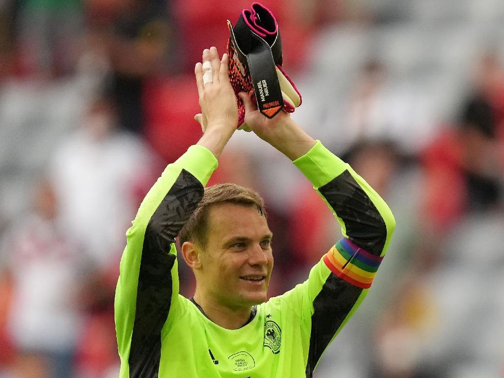 Inggris Vs Jerman: Neuer dan Kane Sepakat Pakai Ban Kapten LGBTQ+