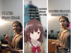 Viral Ajak Vaksin 18+ Pakai Ogiwara Sayu di Tik Tok, Warganet: Kemenkes Wibu!