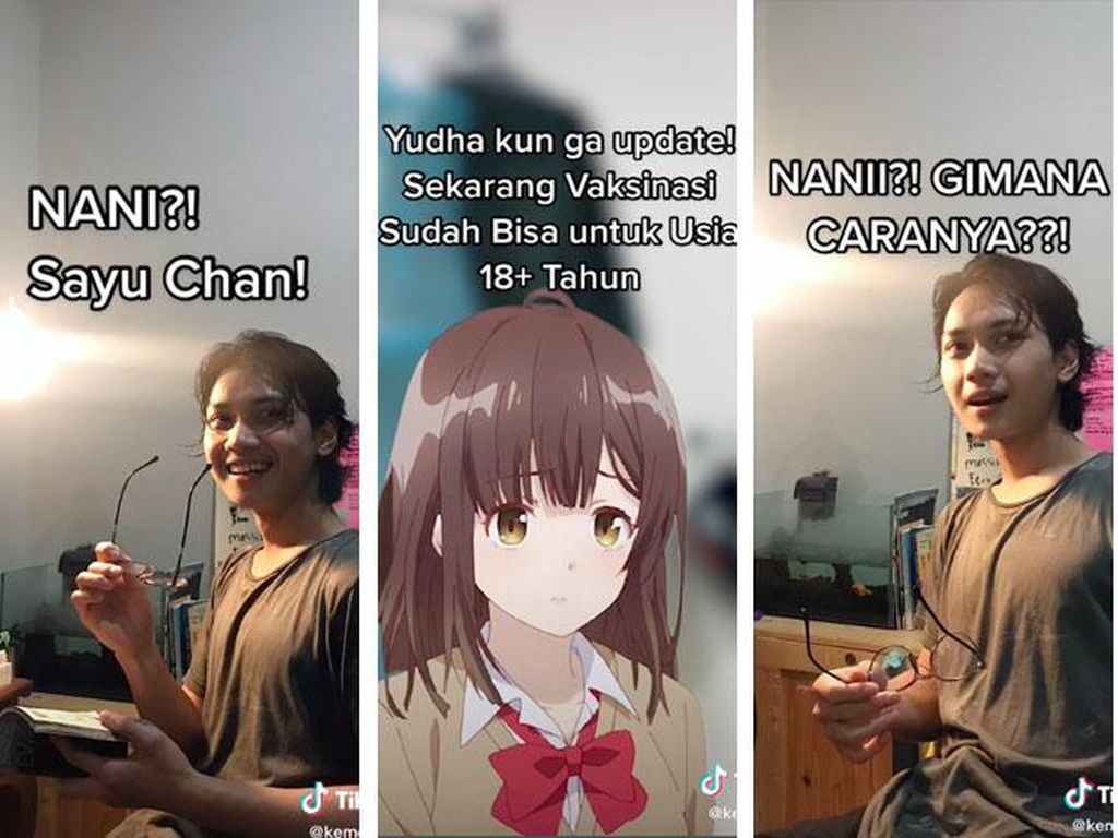 Viral Ajak Vaksin 18+ Pakai Ogiwara Sayu di Tik Tok, Warganet: Kemenkes Wibu! Viral Ajak Vaksin 18+ Pakai Ogiwara Sayu di Tik Tok, Warganet: Kemenkes Wibu!